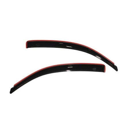 Ventshade Rainguards, Aerodynamic Design, In-Channel, Smoke, Acrylic, Set Of 2 192706