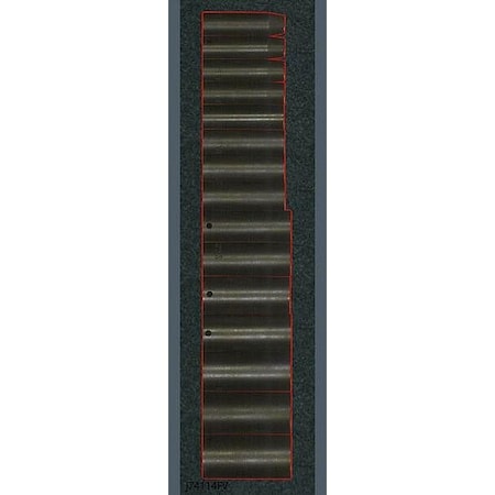 Proto 1/2 in Drive Impact Socket Sets, SAE, 15 pcs J74114KV