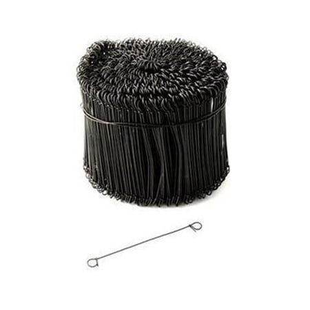 Mar-Mac 6" Double Loop Rebar Ties Black Annealed 16ga 5000/roll, 5000PK MAR-6BT
