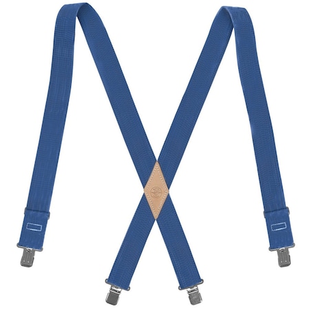 Klein Tools Tool Suspenders, Nylon-Web Suspenders, Polypropylene Webbing (Front), Elastic Webbing (Back) 60210B