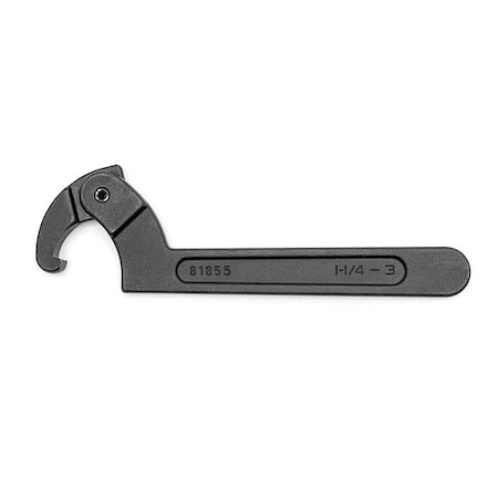 Gearwrench 2" to 4-3/4" Adjustable Hook Black Oxide Spanner Wrench 81856