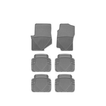 Weathertech Grey, Front, Rear, and Rear All Weather Floor Mats W32GRW50GRW50GR