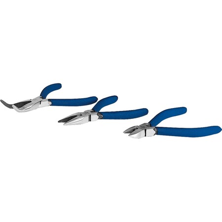Perform Tool Pliers Five Each Of Long Nose/ Bent Nose/ Diagonal Cutter Pliers; Alloy Steel; With Large Fish Bowl W3306