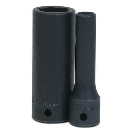 Williams 1/2" Drive Impact Socket Black Industrial, Deep 1/2"D, 6Pt, 20mm JHW14M-620