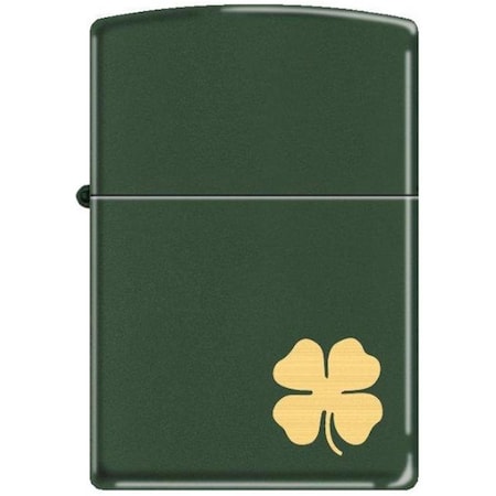 Zippo 2019 221 Irish Clover Ireland Good Luck Lighter Green Matte ZIP-221MP301175