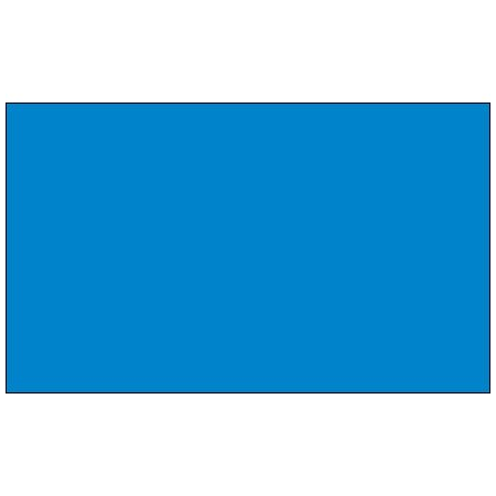 Bsc Preferred 3 x 9'' Light Blue Inventory Rectangle Labels DL637C