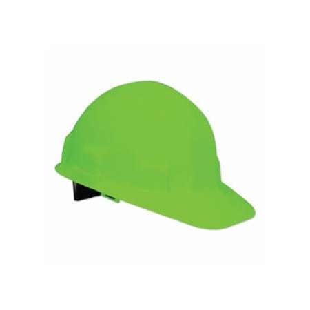 Jackson Safety Sentry III Hard Hats and Caps, Ratchet, 6 pt, Hi-Vis Lime, 12PK 138-14462