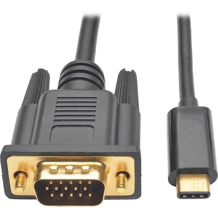 Tripp Lite USB C to VGA Adapter Converter Cable 1080p Type C to VGA 16ft U444-016-V