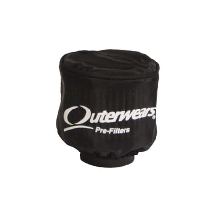 Overtime 20-1010-01 3.5 in. Dia. x 6 in. Water Repellent Pre-Filter - Black OV3619733