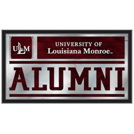 Holland Bar Stool Co Louisiana-Monroe 26" x 15" Alumni Mirror MAlumLA-Mon
