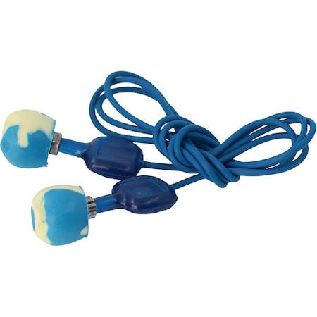 Honeywell Howard Leight Metal Detectable Soft Polyurethane Reusable Corded Ear Plugs, NRR 29, 1000PK TFT-POD-30