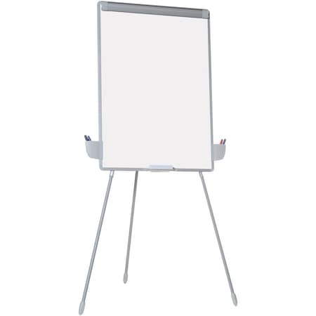 Mastervision Dry Erase Board, Melamine, 67 in, 36 in, Plastic Frame, White, Matte EA2300433MV