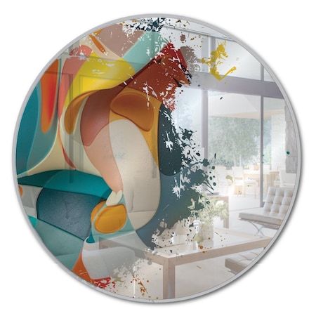 Se-Kure Luxe Vintage Art Deco#2 Convex Mirror 18in Frameless COA02-18