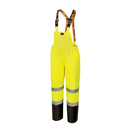 Pioneer Men Ripstop Pant, Green, 4XL, 4XL, Black, Hi-Vis Yellow, 300 Denier PU-Coated Ripstop Polyester V1200461U-4XL