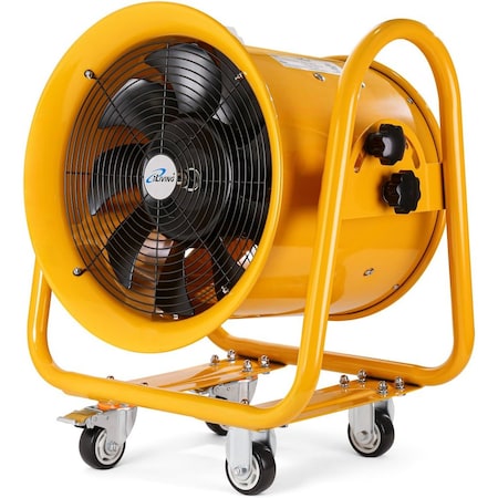 Iliving Utility 16 in. 1200-Watt 3450 RPM Blower Exhaust Warehouse Ventilator Floor Fan ILG8VF16