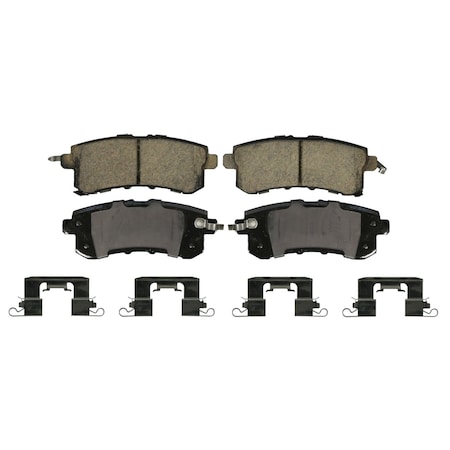 Wagner Brake QuickStop Rear Disc Brake Pad Set Ceramic,  ZD1510