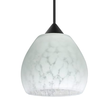 Besa Lighting Besa Tay Tay Pendant, Carrera, Black Finish, 1x 50W MAX GY6.35 Base 1XT-560519-BK