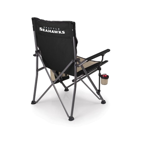 Picnic Time Family Of Brands NFL Seattle Seahawks - Big Bear XXL Camping Chair with Cooler 808-00-175-285-2