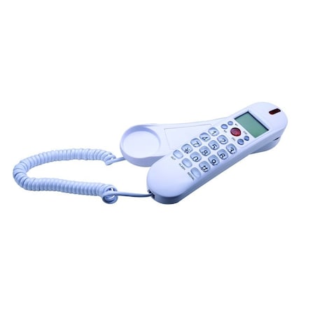 Home Plus 1 Handle Analog Telephone White HP-CALLID-WH
