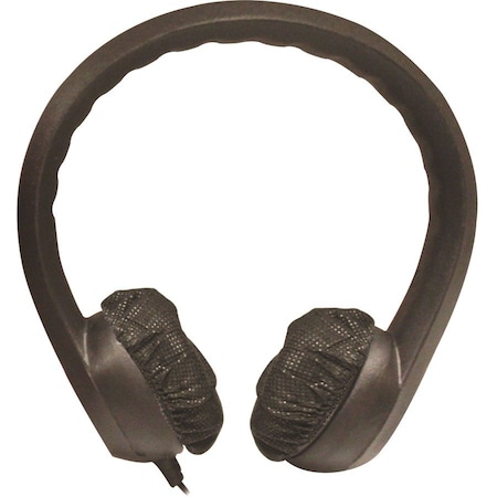 Hamiltonbuhl Hamilton Buhl Flex Phones Foam Headphones - 3.5mm Plug Black KIDS-BLK