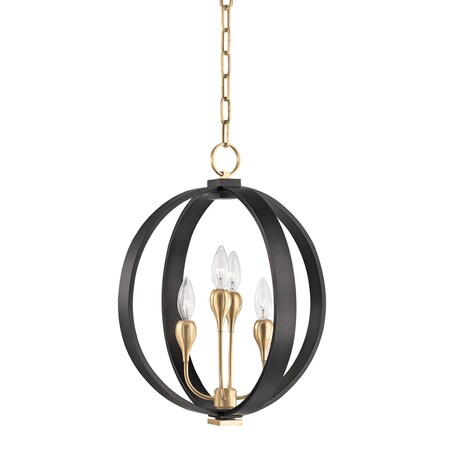 Hudson Valley Lighting Dresden 4 Light Lantern 16 In. Aged Old Bronze 6716-AOB
