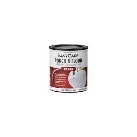 True Value Porch & Floor Coating, Medium Gray, Interior/Exterior, 1-Qt. UGF5-QT