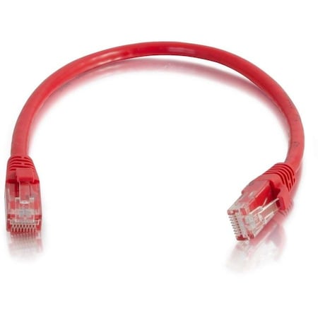 C2G 6IN CAT6 SNAGLESS UTP CABLE-RED 955