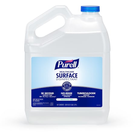 Purell Healthcare Surface Disinfectant, 1 gal. Bottle, Fragrance Free, 4 PK 4340-04