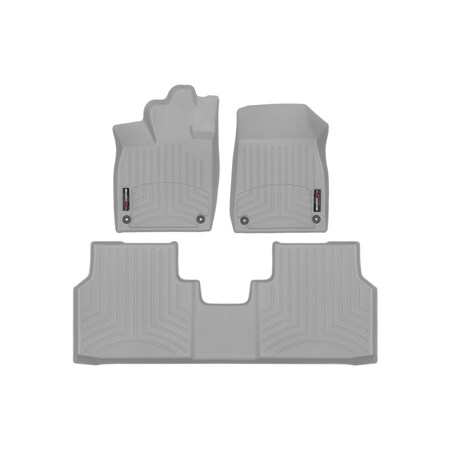 Weathertech Grey, Front and Rear Floorliners 461637-1-2