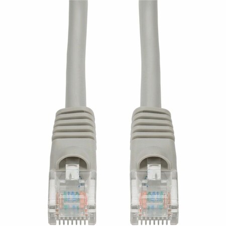 Add-On 75FT GRAY CAT 6 PVC ETHERNET CABLE SNAGLESS BUBBLE BOOT RJ-45 M/M ADD-75FCAT6-GY