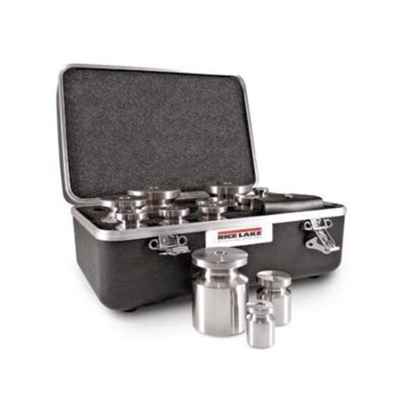 Rice Lake Weighing Systems Calibration Weight Set, 5000g to 1mg Mass 12537