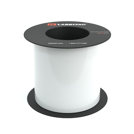 Labeltac High Performance 10-Year Vinyl Supply 5in x 75ft LT9, White LT502HP-C