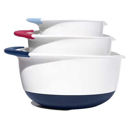 Good Grips Mixing Bowl Set, Plastic/Rubber, Assorted 11323100