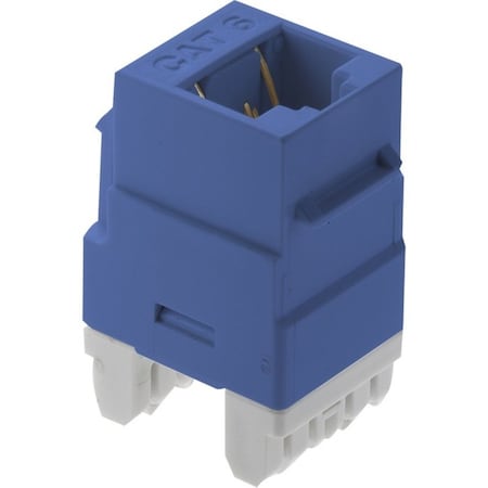 On-Q On-Q RJ45 Cat 6 Keystone Insert, Blue (M20) - This high quality insert is for use in all Keystone Wall Plates WP3460BE