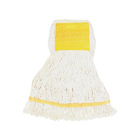 Bsl Small Rayon Looped-End / Tailband Mop Head, Wide Band, PK12 4009