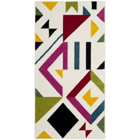 Safavieh Hollywood Power Loomed Accent Area RugIvory & Rose 2 ft. 7 in. x 5 ft. HLW700A-3