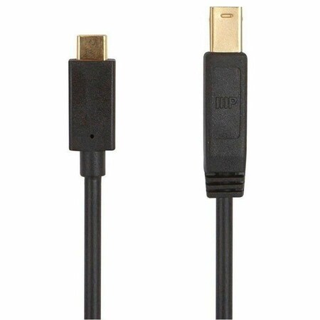 Monoprice Select USB 3.0 Type-C to Type-B Cable_ 6ft_ Black 38614