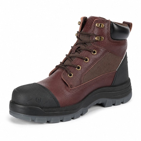 Handpoint Mens 6 in Composite Toe Work Boots-Waterproof Full Grain Leather Safety Boots, 10 81N03-EE-10