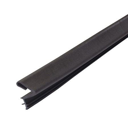 M-D Building Products 84 in. Brown Premium Rubber PLATINUM Top and Sides Door Seal for Doors with Kerf/Channel 91891