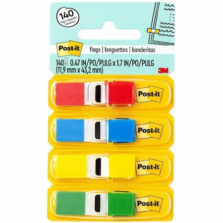 3M Page Marker, Assorted, 4 Pads/Pack MMM6834