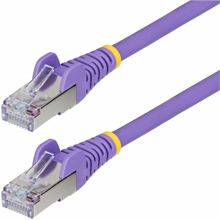 Startech.Com 5FT PURPLE CAT6A ETHERNET CABLE, SNAGLESS RJ45, 10G, 100W POE, S/FTP, LSZH, 27AW NLPL-5F-CAT6A-PATCH