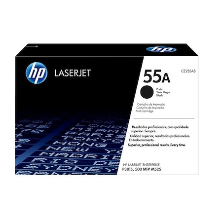Hp 55A (CE255A) Black Original LaserJet Toner Cartridge (6,000 Yield) CE255A