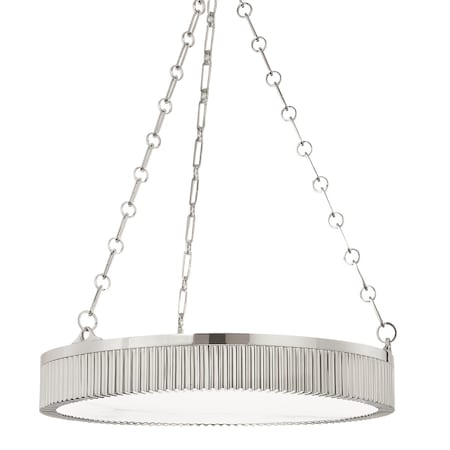 Hudson Valley Lighting Lynden 5 Light Chandelier 22 In. Polished Nickel 522-PN
