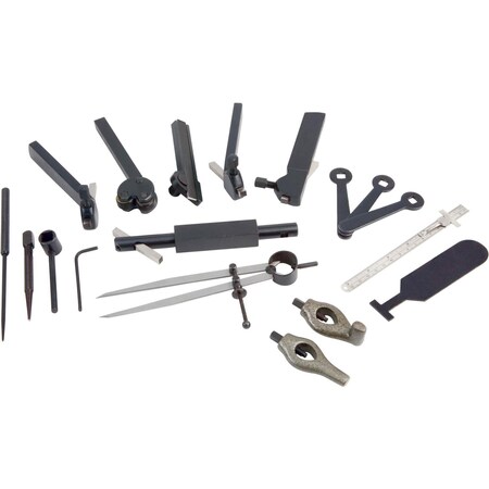 Grizzly Lathe Tool Kit for Rocker Style Tool Post, 20 Pc. H5868