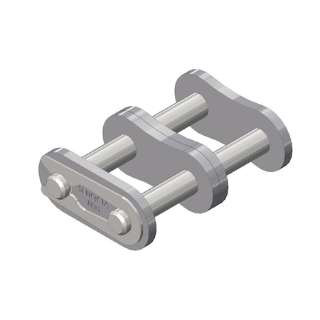 Senqcia Heavy Series Double Strand Cottd Connecting Link, 80H-2 chain, 1P, 2.81 OAW, .312 Pin 80H-2CL