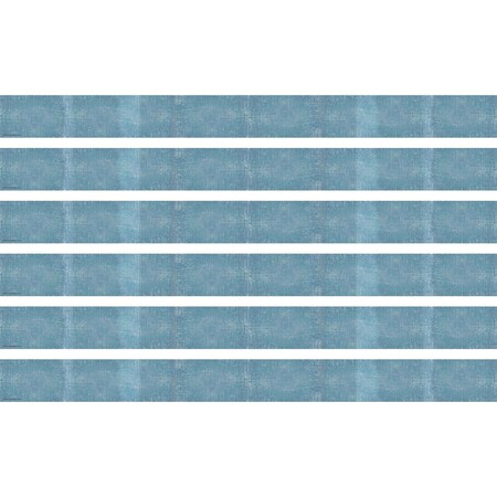 Teacher Created Resources Moving Mountains Blue Straight Border Trim, 35 Feet Per Pack, 6PK TCR9148