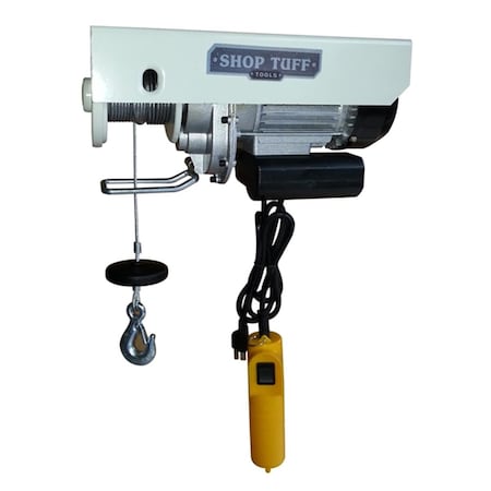 Shop Tuff Electric Cable Hoist, 6.5 x 9.5 x 16.5 in. SH34601