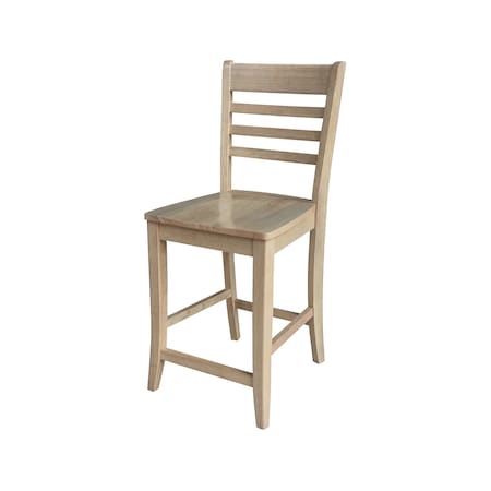 Whitewood Industries Solid Wood Roma Counter Height Dining Stool - 24in Seat Height S97-3102