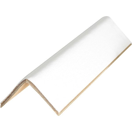 Zoro Select Edge Protector, White, 40 in L, PK45 EP3340160BX