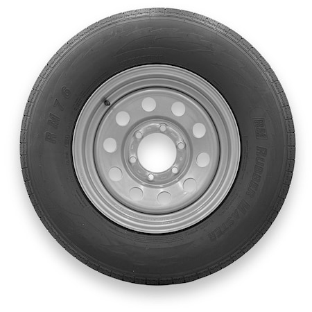 Rubbermaster - Steel Master ST225/75R15 8 Ply 6 On 5.5 Bolt, Silver Wheel Assemblies 599565SIL